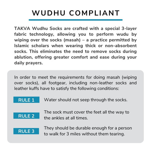 TAKVA Wudhu Socks