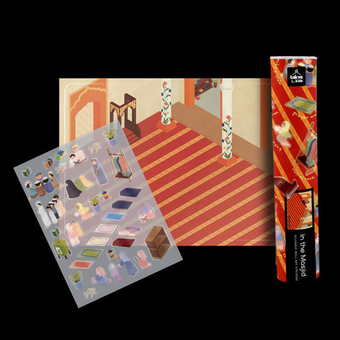 TAKVA Reusable Wall Art Stickers - Peel, Stick, and Re-stick Again!