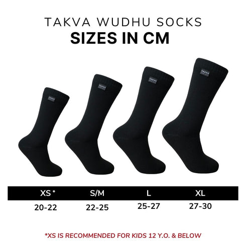 TAKVA Wudhu Socks