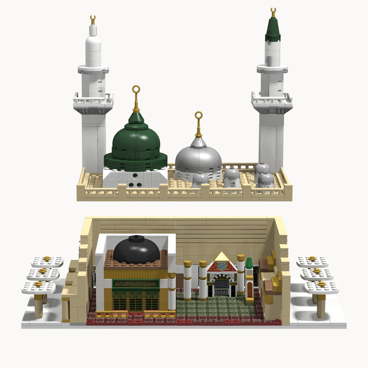 DEENBLOCKS™ Masjid An Nabawi Build and Learn Educational Building Bl